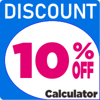 10 percent off - the percent calculator
